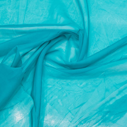 Organza Plain Teal Blue