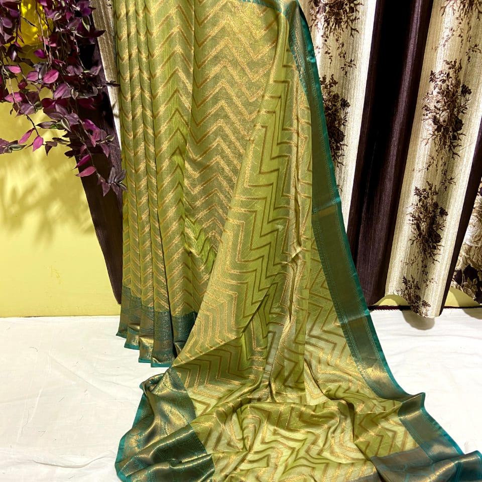 BULT01 Cotton Tissue Soft Saree