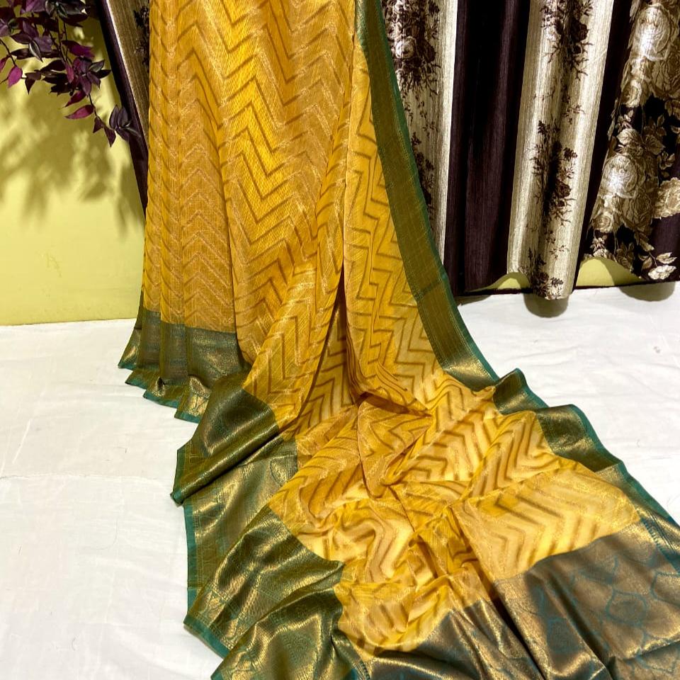 BULT01 Cotton Tissue Soft Saree