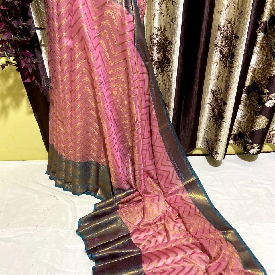 BULT01 Cotton Tissue Soft Saree