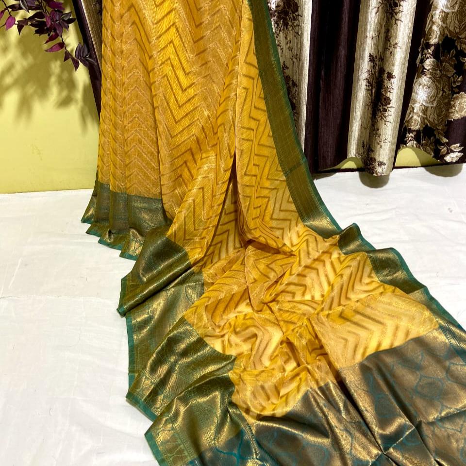 BULT01 Cotton Tissue Soft Saree