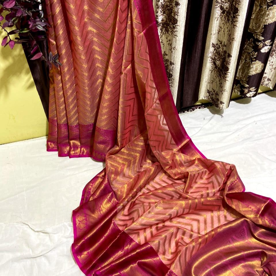 BULT01 Cotton Tissue Soft Saree