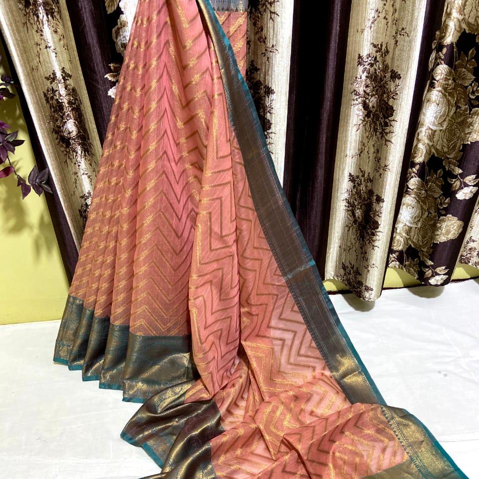 BULT01 Cotton Tissue Soft Saree