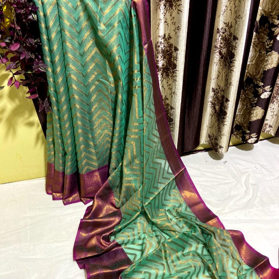 BULT01 Cotton Tissue Soft Saree