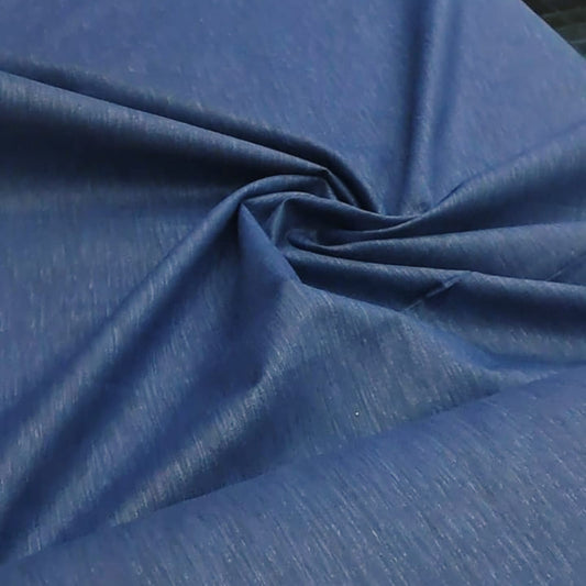 Linen Plain Dark Blue