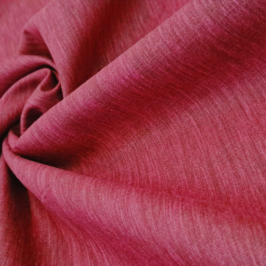 Linen plain Maroon