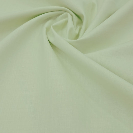 Line Cotton Plain Light Green