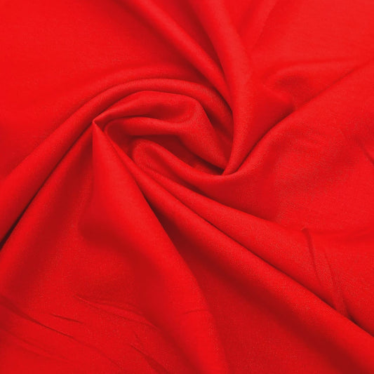 Viscose Rayon Red