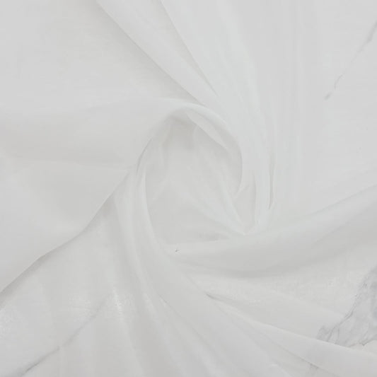 Organza Plain White