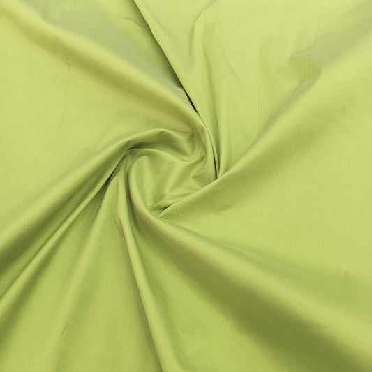 Taffeta Silk Lime Green