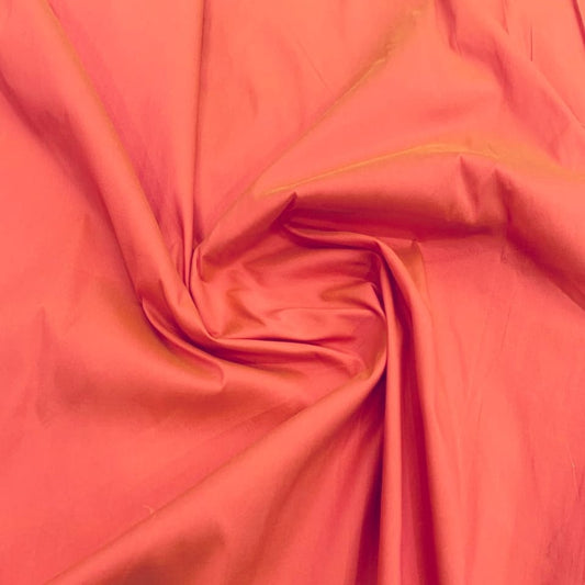 Taffeta Silk Coral Orange