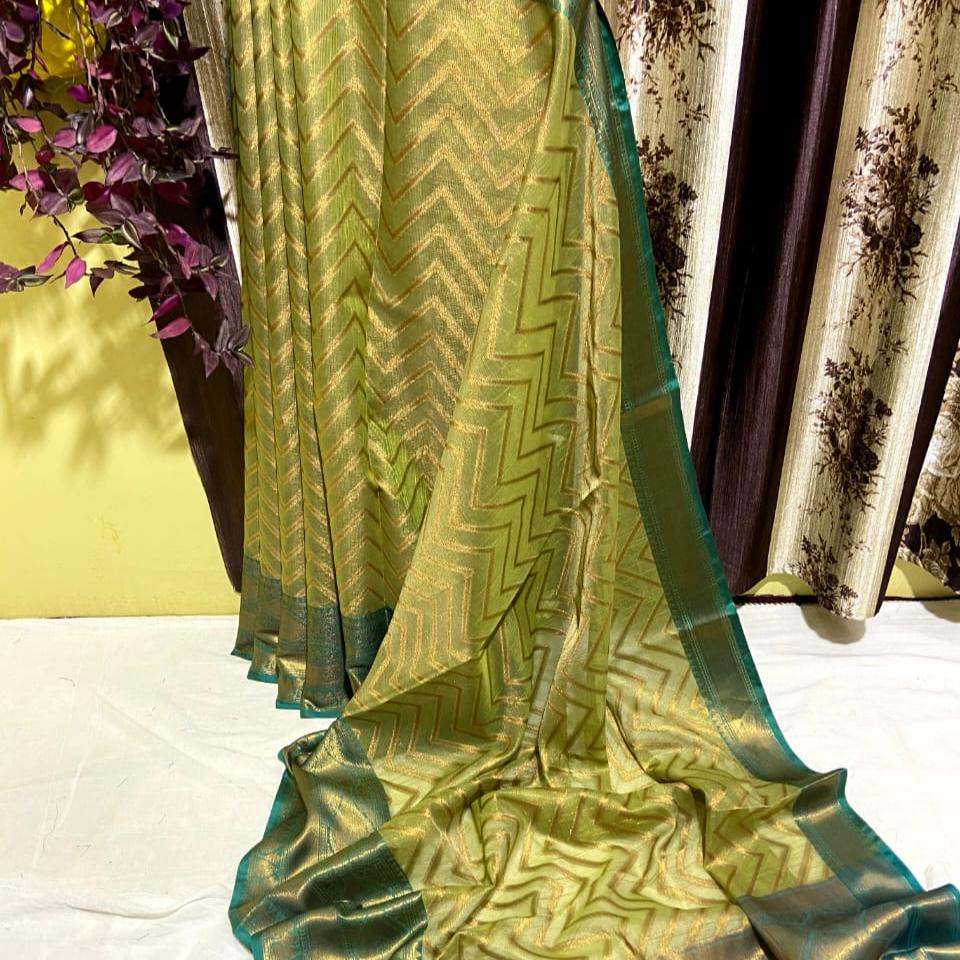 BULT01 Cotton Tissue Soft Saree